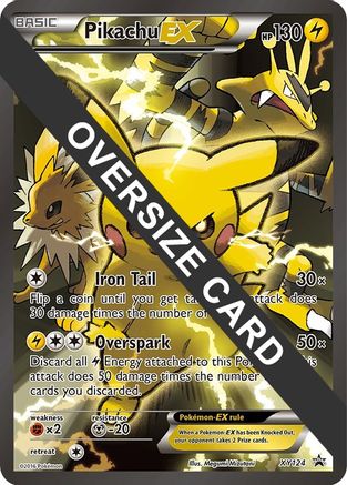 Pikachu EX XY124 - Holofoil Jumbo Cards
