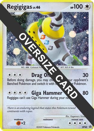 Regigigas DP40 - Holofoil Jumbo Cards