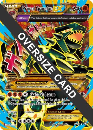 Primal Groudon EX - 97/98/98 - Holofoil Jumbo Cards