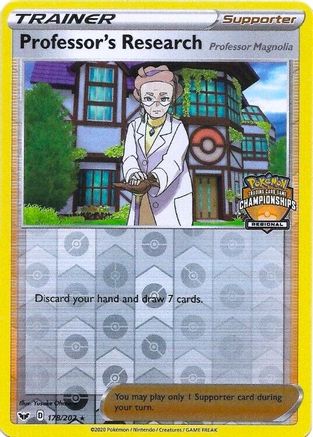 Professor's Research (Regional Championships) 178/202 - Reverse Holofoil League & Championship Cards