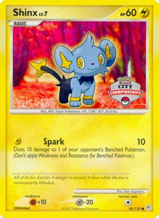 Shinx (City Championships) 098/130 Nintendo Promos