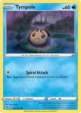 Tympole 044/192 - Reverse Holofoil Rebel Clash