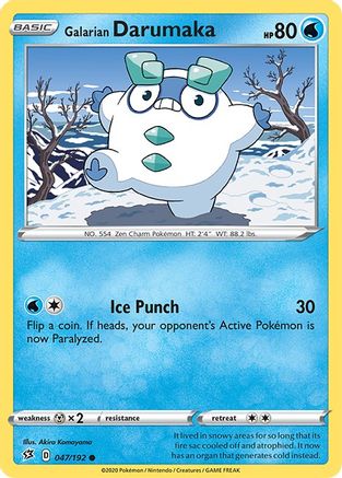 Galarian Darumaka 047/192 Rebel Clash