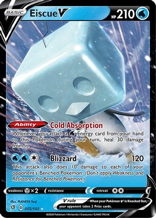Eiscue V 055/192 - Holofoil Rebel Clash