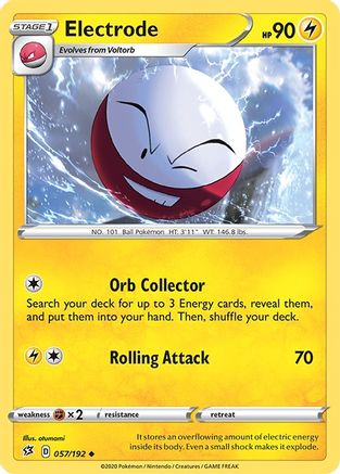 Electrode 057 - Reverse Holofoil Rebel Clash