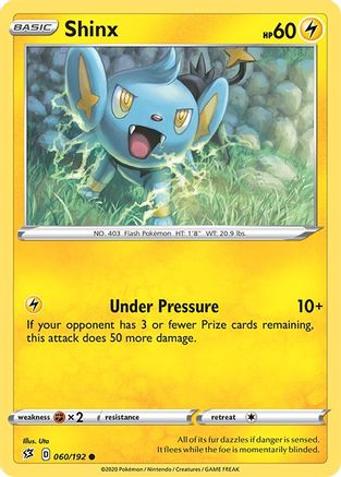 Shinx 060/192 - Reverse Holofoil Rebel Clash