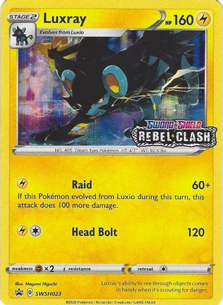 Luxray (Prerelease) SWSH023 - Holofoil SWSH Sword & Shield Promo Cards
