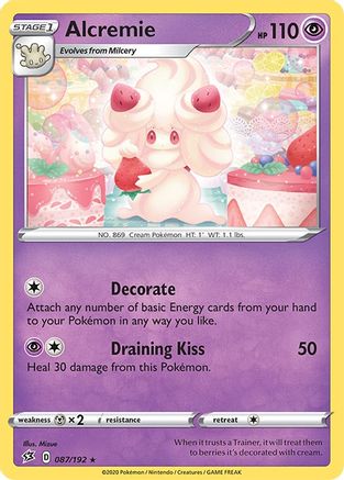 Alcremie 087/192 - Reverse Holofoil Rebel Clash