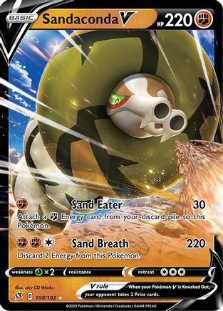 Sandaconda V 108/192 - Holofoil Rebel Clash