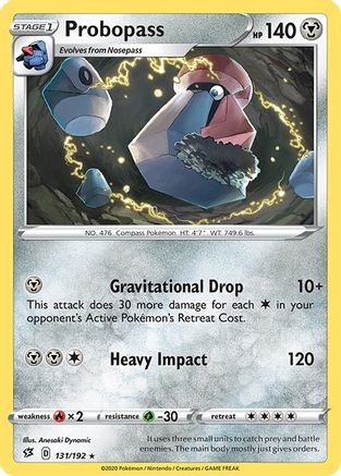 Probopass 131/192 - Reverse Holofoil Rebel Clash