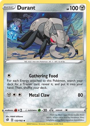 Durant 132/192 - Reverse Holofoil Rebel Clash