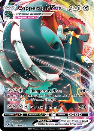 Copperajah VMAX 137/192 - Holofoil Rebel Clash