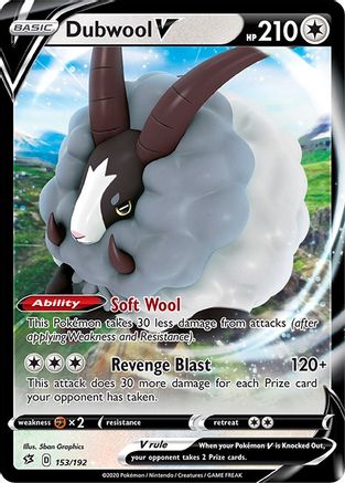 Dubwool V 153/192 - Holofoil Rebel Clash