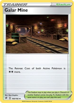 Galar Mine 160/192 - Reverse Holofoil Rebel Clash