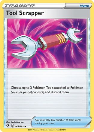 Tool Scrapper 168/192 - Reverse Holofoil Rebel Clash
