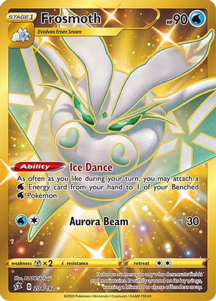 Frosmoth (Secret) 204/192 - Holofoil Rebel Clash