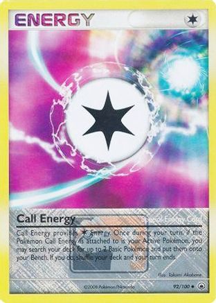 Call Energy (League Promo) 092/100 - Reverse Holofoil League & Championship Cards