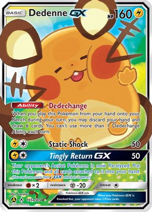 Dedenne GX 195a/214 - Holofoil Alternate Art Promos