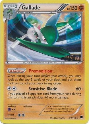 Gallade (Cosmos Holo) 084/162 - Holofoil Blister Exclusives