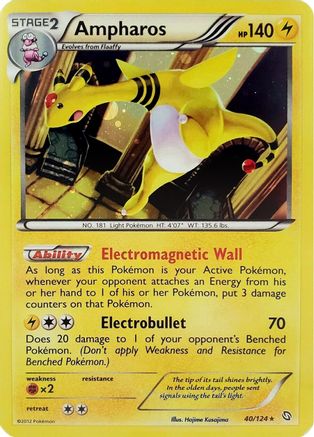 Ampharos (Cosmos Holo) 040/124 - Holofoil Blister Exclusives