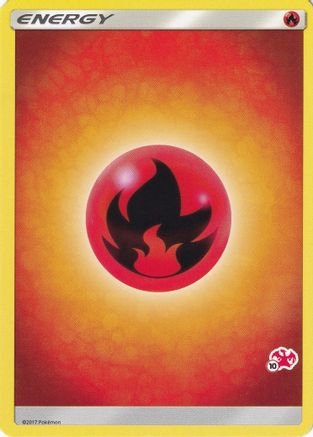 Fire Energy (#10 Charizard Stamped) (#10 Charizard Stamped) Battle Academy