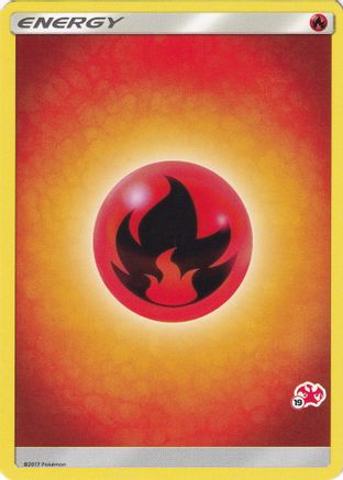 Fire Energy (#19 Charizard Stamped) (#19 Charizard Stamped) Battle Academy