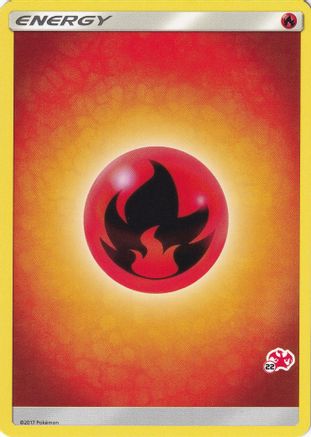 Fire Energy (#22 Charizard Stamped) Battle Academy