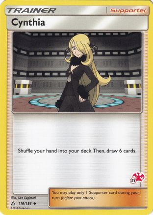 Cynthia (#21 Charizard Stamped) 119/156 Battle Academy