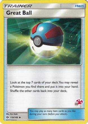 Great Ball (#43 Charizard Stamped) 119/149 Battle Academy