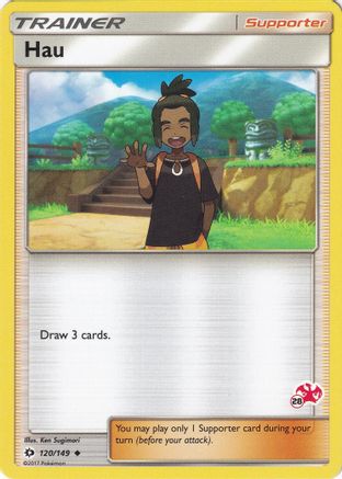 Hau (#28 Charizard Stamped) 120/149 Battle Academy