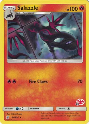 Salazzle (#23 Charizard Stamped) 034/236 Battle Academy