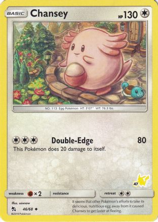 Chansey (#47 Pikachu Stamped) 046/68 Battle Academy