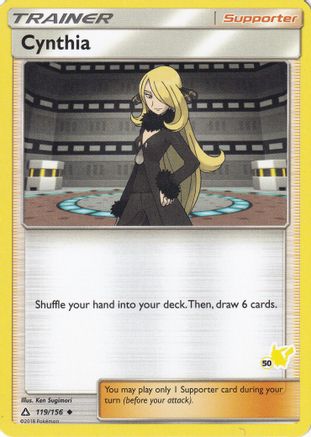 Cynthia (#50 Pikachu Stamped) 119/156 Battle Academy