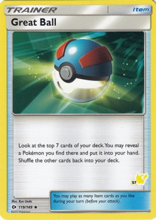 Great Ball (#57 Pikachu Stamped) 119/149 Battle Academy