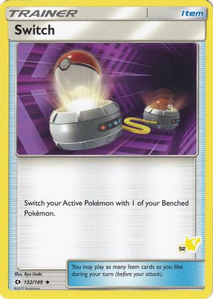 Switch (#52 Pikachu Stamped) 132/149 Battle Academy