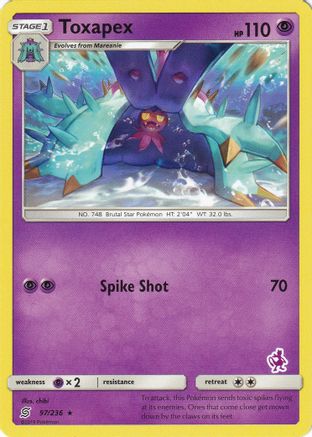 Toxapex (Mewtwo Stamped) 097/236 Battle Academy