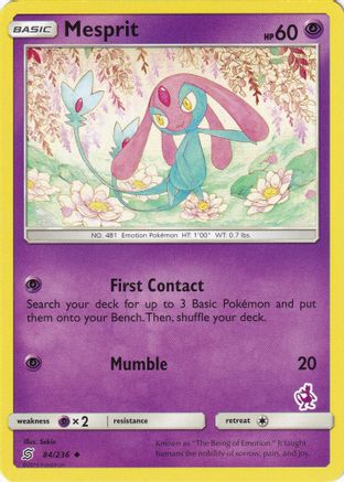 Mesprit (Mewtwo Stamped) 084/236 Battle Academy