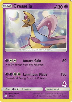 Cresselia (Mewtwo Stamped) 087/236 Battle Academy
