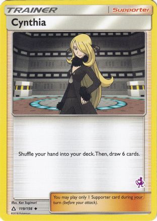 Cynthia (Mewtwo Stamped) 119/156 Battle Academy