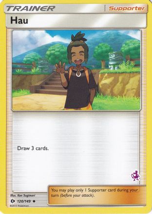 Hau (Mewtwo Stamped) 120/149 Battle Academy