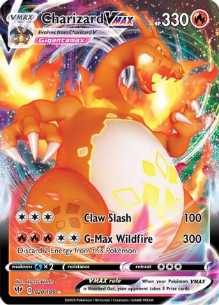 Charizard VMAX 020/189 - Holofoil Darkness Ablaze