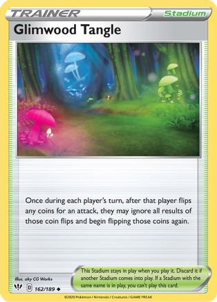 Glimwood Tangle 162/189 - Reverse Holofoil Darkness Ablaze