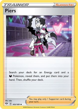 Piers 165/189 - Reverse Holofoil Darkness Ablaze