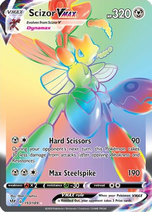 Scizor VMAX (Secret) 193/189 - Holofoil Darkness Ablaze