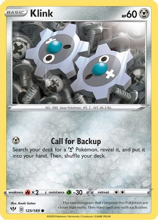 Klink 125 - Reverse Holofoil Darkness Ablaze