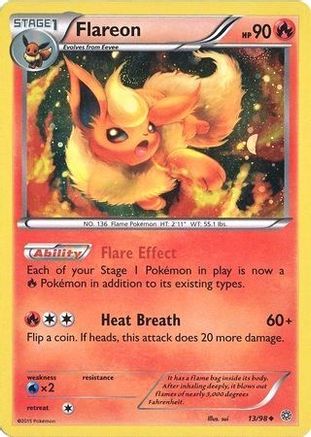 Flareon (Cosmos Holo) 013/98 - Holofoil Miscellaneous Cards & Products