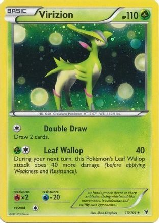 Virizion (Cosmos Holo) 013/101 - Holofoil Blister Exclusives