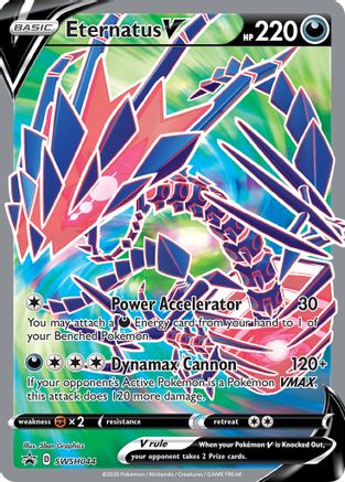 Eternatus V SWSH044 - Holofoil SWSH Sword & Shield Promo Cards