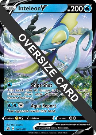 Inteleon V SWSH016 - Holofoil Jumbo Cards