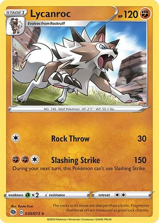Lycanroc 030/73 - Holofoil Champions Path
